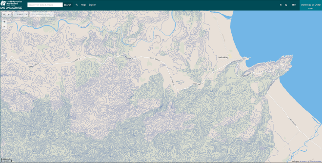 Fuente: Land Information, New Zealand Data Service.